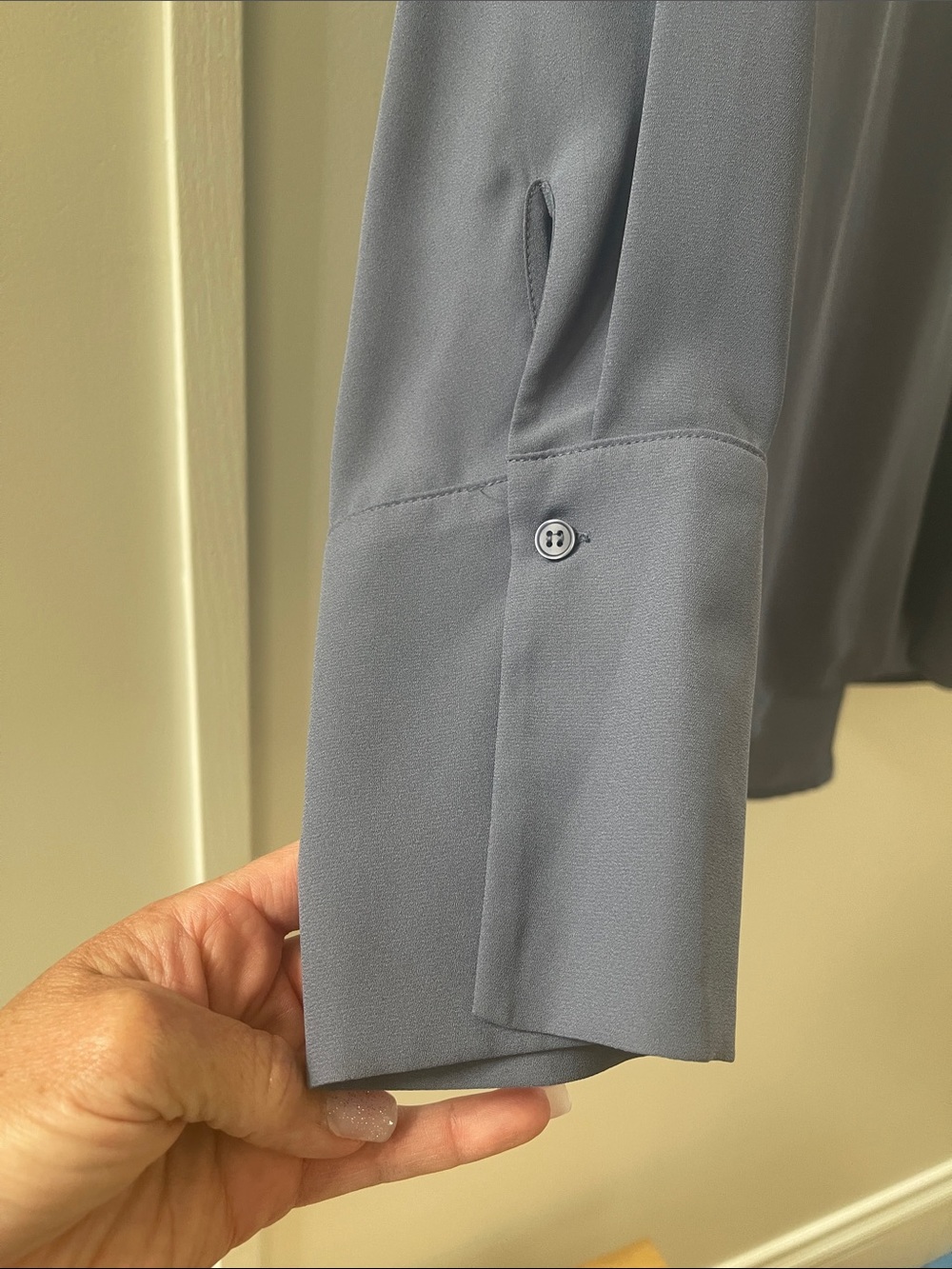 Pleione Women’s Top in Dusty Blue EUC Size XL - Picture 4 of 13